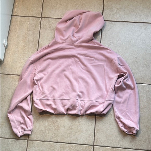 Lululemon Softstreme Full-zip Hoodie light pink size 8 - Picture 3 of 3